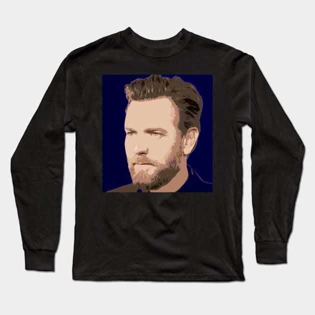 ewan mcgregor Long Sleeve T-Shirt by oryan80